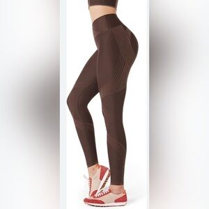 Fanka women’s chocolate brown leggings